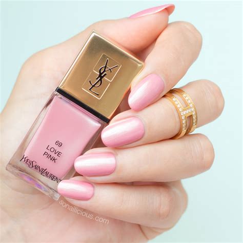 ysl love pink nail polish|ysl nail varnish color chart.